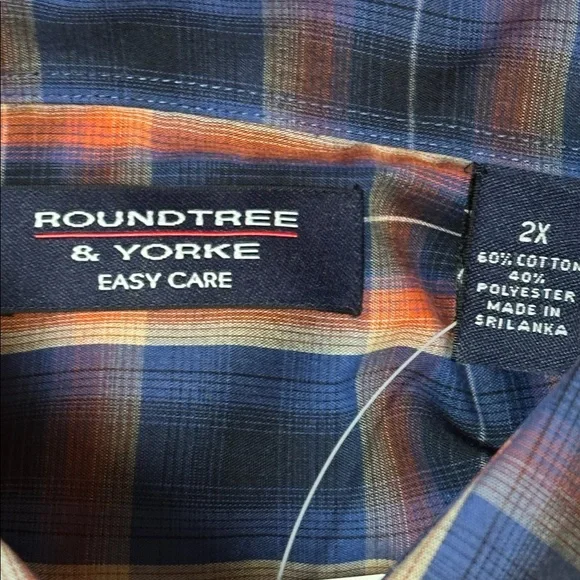 NWT Pair  Roundtree & Yorke Long Sleeve Shirt XXL - Picture 8 of 9